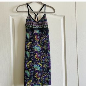 Athleta Shorebreak Raceback Floral Printed Swim Dress Size XS